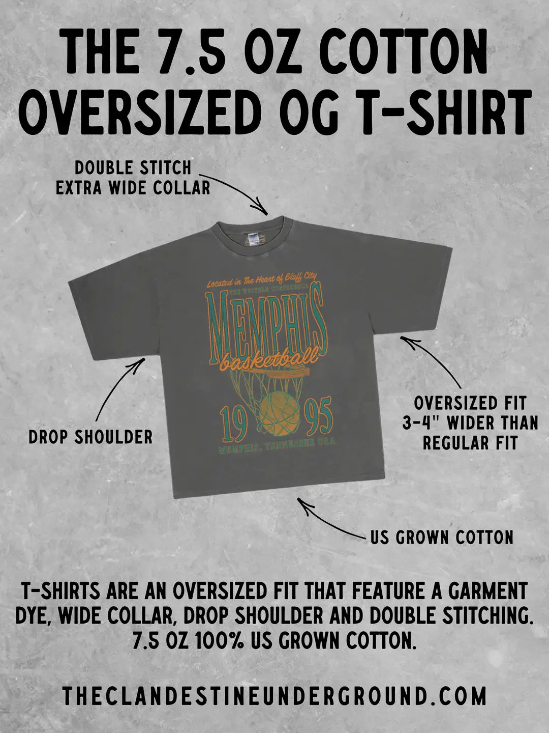 Underground Original Design: Weirdos 4 Ever Boxy Oversized T-Shirt