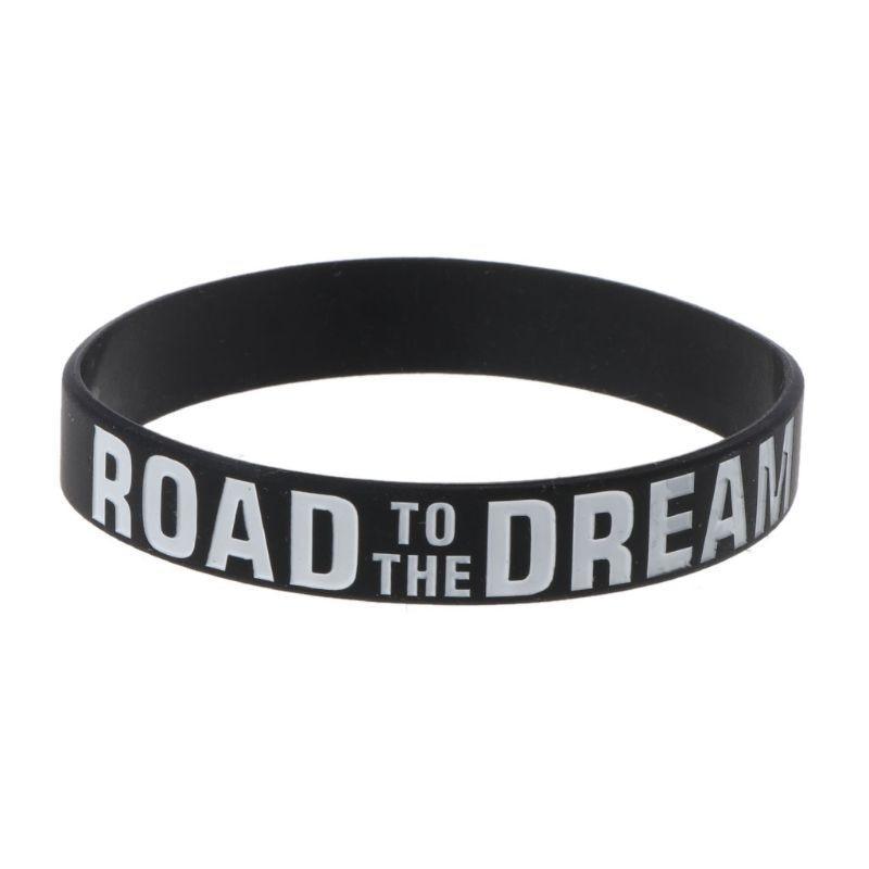 Silicone Rubber Band Elastic Inspirational Motivation Bracelets