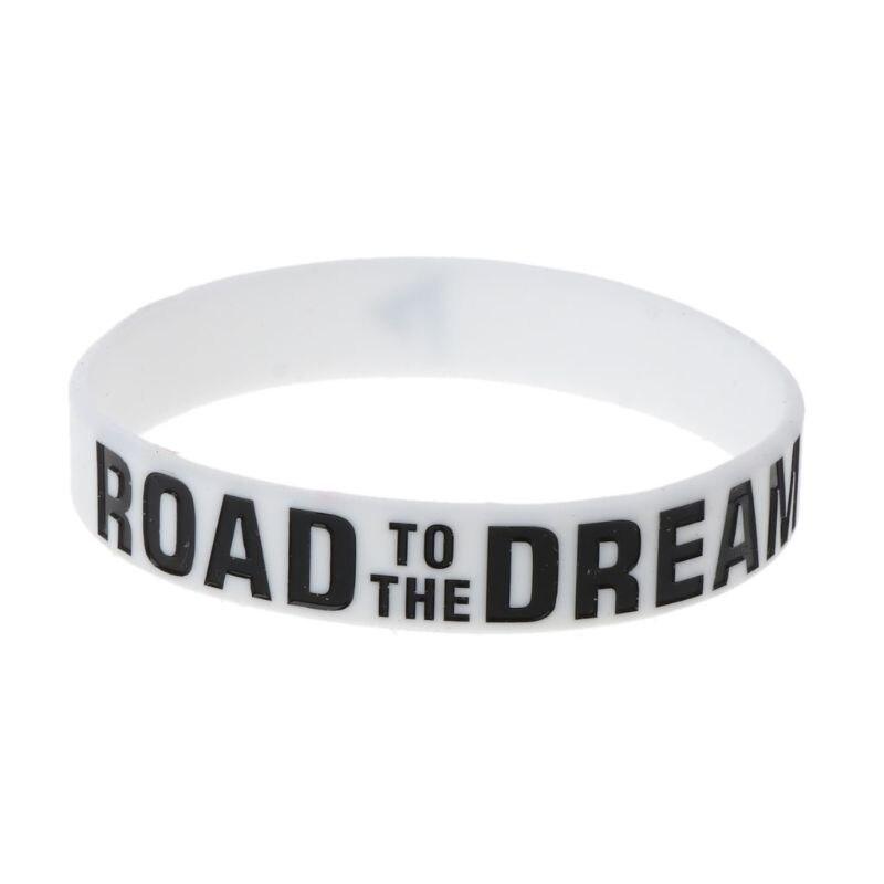 Silicone Rubber Band Elastic Inspirational Motivation Bracelets