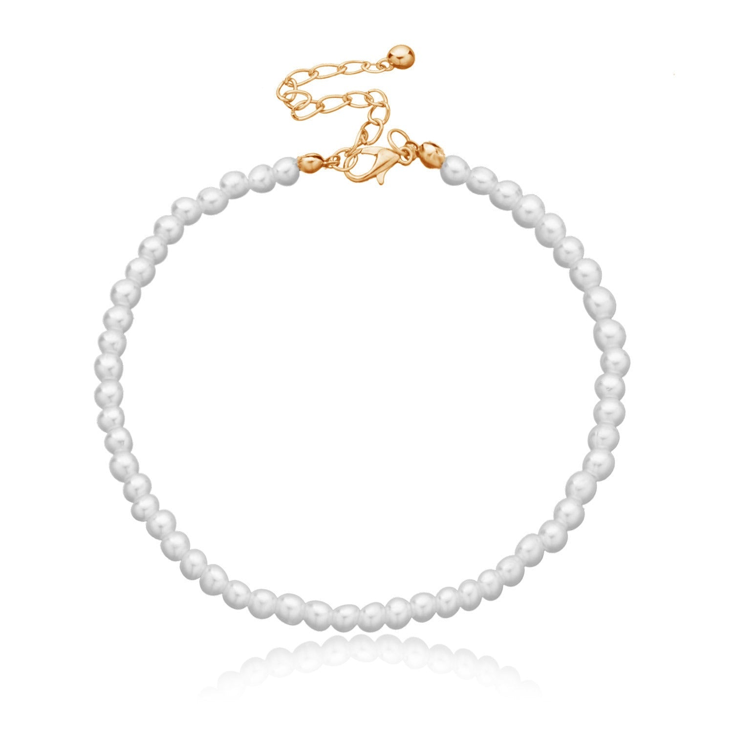 Pearl Chain Anklet Jewelry
