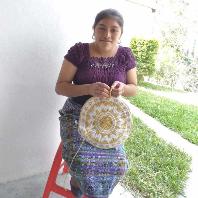 Nadia Crochet Round Crossover Purse
