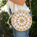 Nadia Crochet Round Crossover Purse